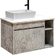 Grossman Мебель для ванной Фалькон 80 подвесная бетон – фотография-17